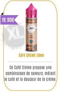 eliquide Gourmand 50ml - CAFE CREME - LIQUIDAROME -