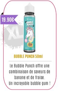eliquide fruité 50ml - BUBBLE PUNCH - LIQUIDEO
