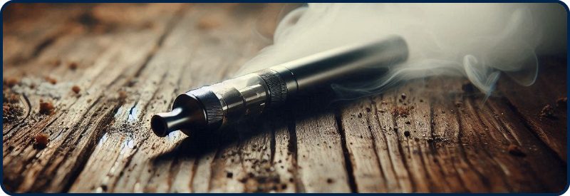 une ecigarette non adaptée provoque des fuites