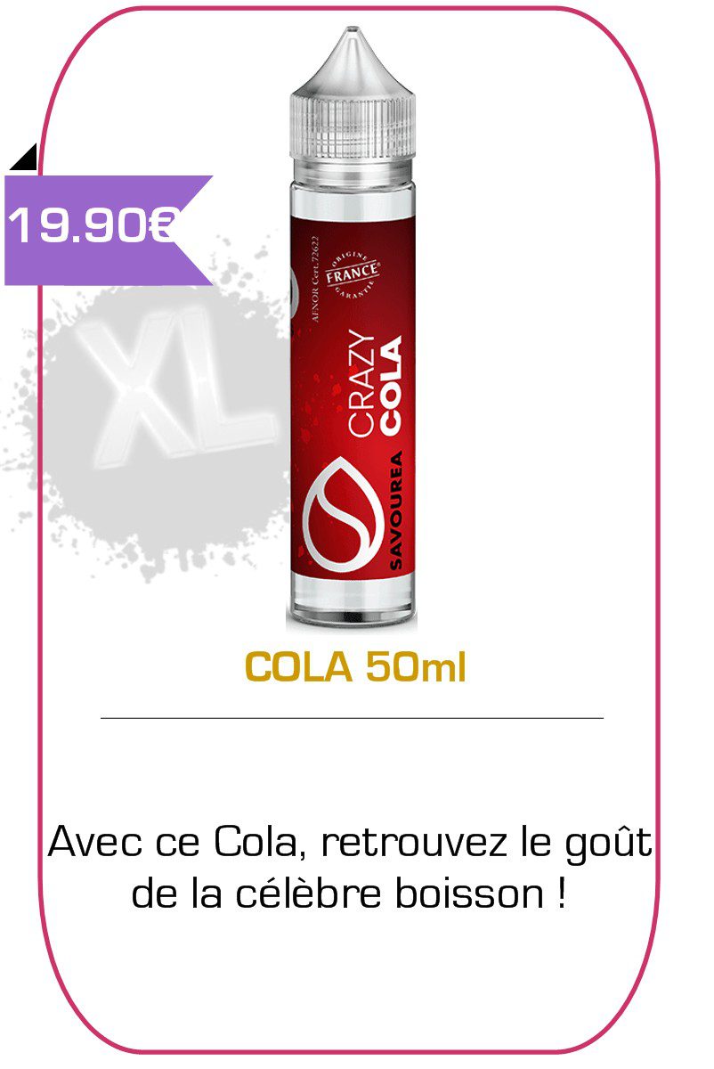 eliquide 50ml Cola -Savourea-