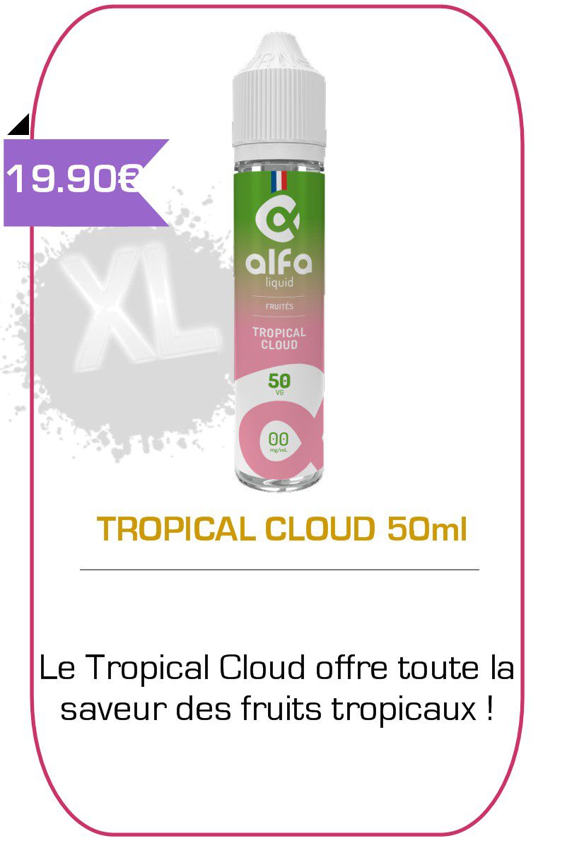 eliquide 50ml Tropical Cloud -Alphaliquid-